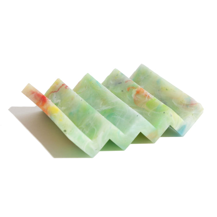 Recycled Plastic Soap Dish Zig Zag - Ye-O