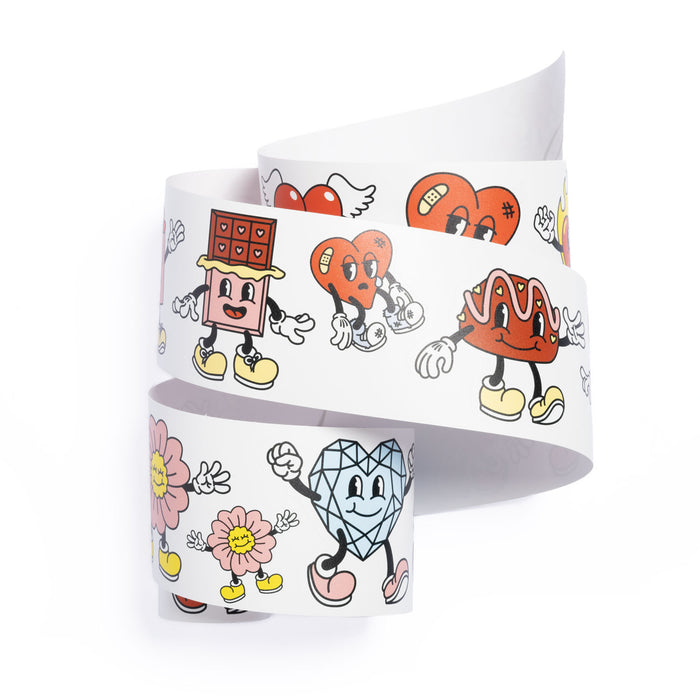 Fred Aldous Cartoon Heart Sticker Pack