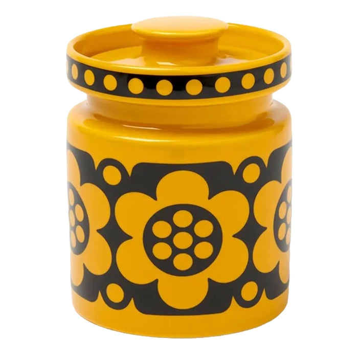 Magpie X Hornsea Mini Jar - Yellow Geo Flower