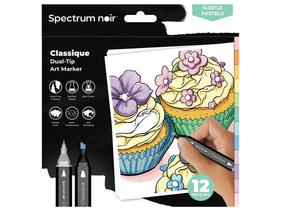 Spectrum Noir Classique 12pc Subtle Pastels