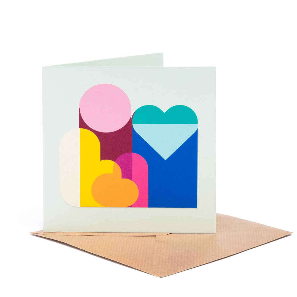 Shapes Greetings Card