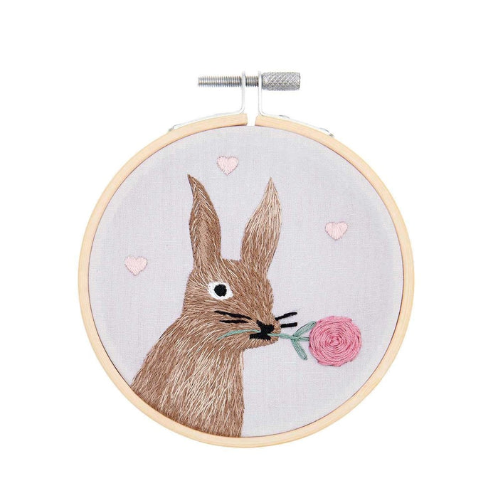 Embroidery Kit Traced Bunny