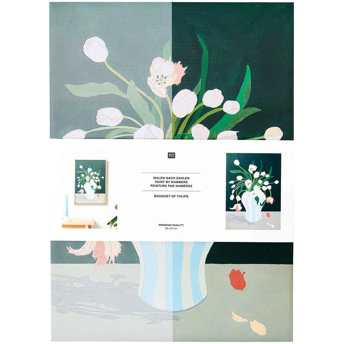 Paint By Numbers Set Tulips Bouquet 26 x 37 cm