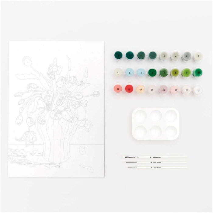 Paint By Numbers Set Tulips Bouquet 26 x 37 cm