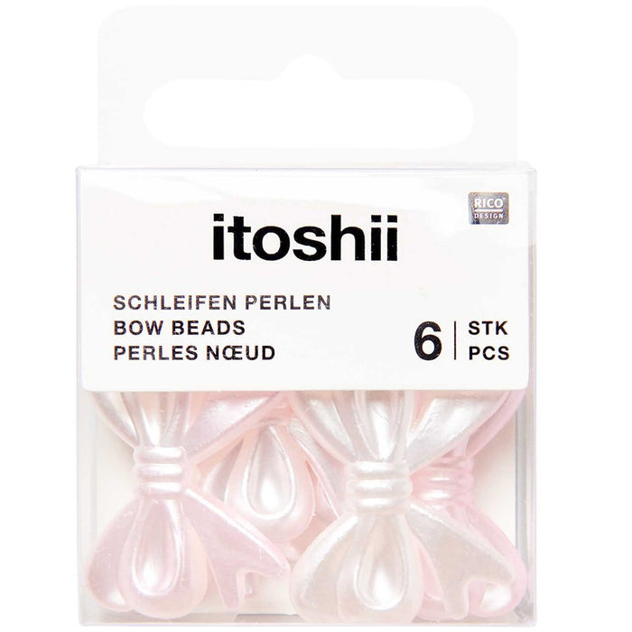 Bow Beads Pearl Rose