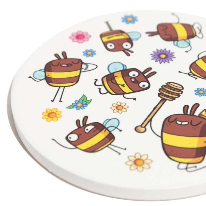Fred Aldous X Hammo Bee Ceramic Round Coaster