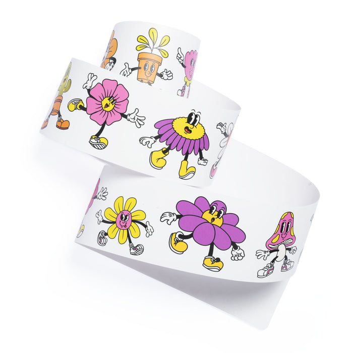 Fred Aldous Cartoon Flowers Sticker Pack