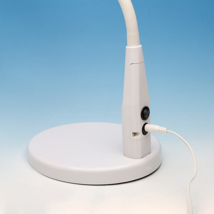 Compact LED Desk Magnifier Lamp