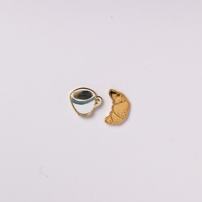 YOW: Earrings - Coffee & Croissant