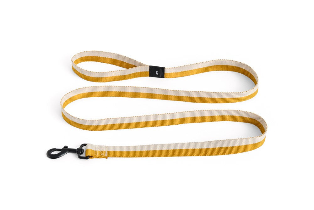 Dog Leash Flat - Off White/Ochre