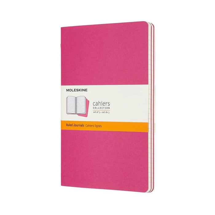 Moleskine Cahier Large Ruled Journals 3 Pack
