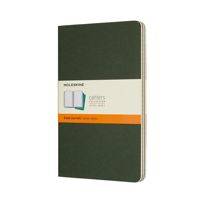 Moleskine Cahier Large Ruled Journals 3 Pack