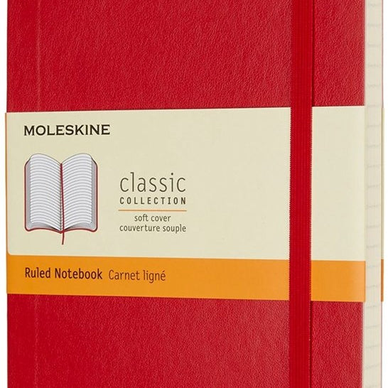 Moleskine Classic Soft Cover Ruled Large Notebook