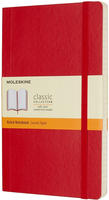 Moleskine Classic Soft Cover Ruled Large Notebook