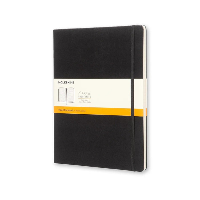 Moleskine Classic Extra Large Ruled Hard Cover Notebook Black