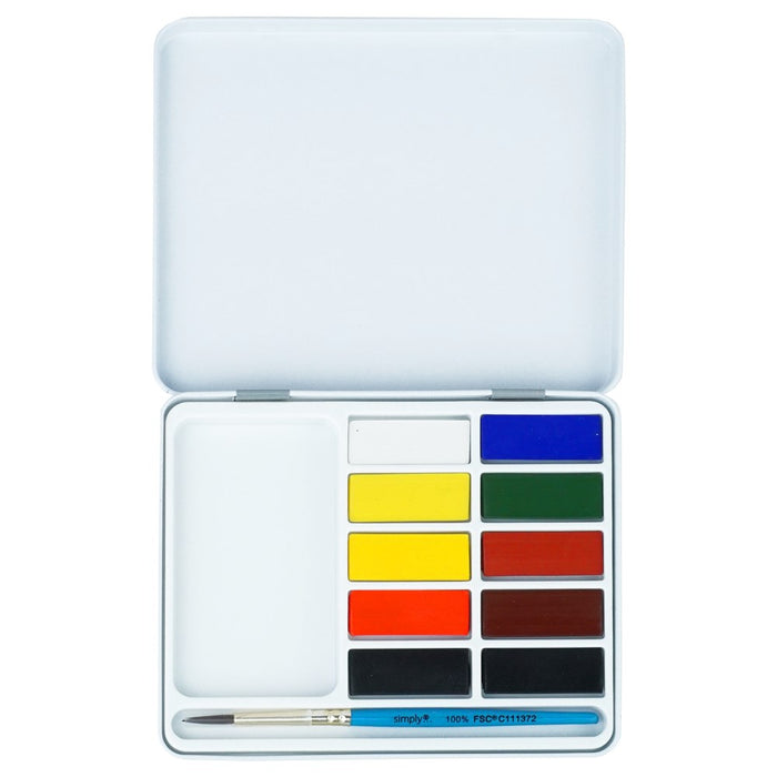 Simply Watercolour 10 Pan Set