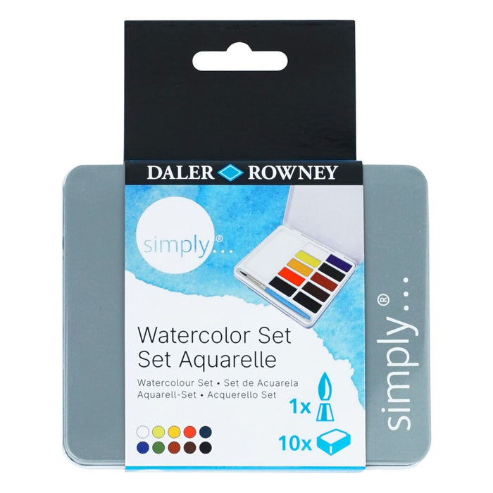 Simply Watercolour 10 Pan Set