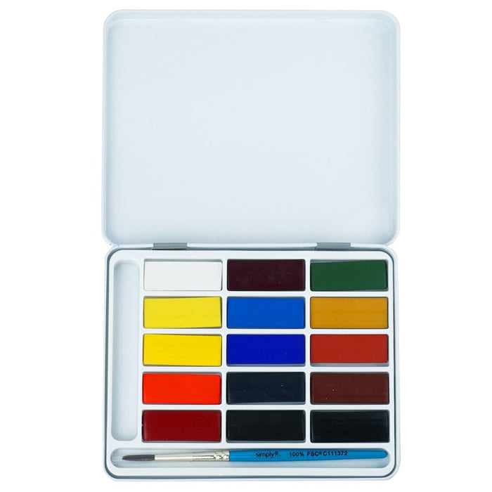 Simply Watercolour 15 Pan Set
