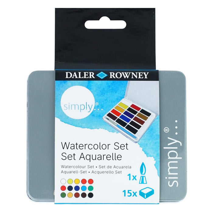 Simply Watercolour 15 Pan Set