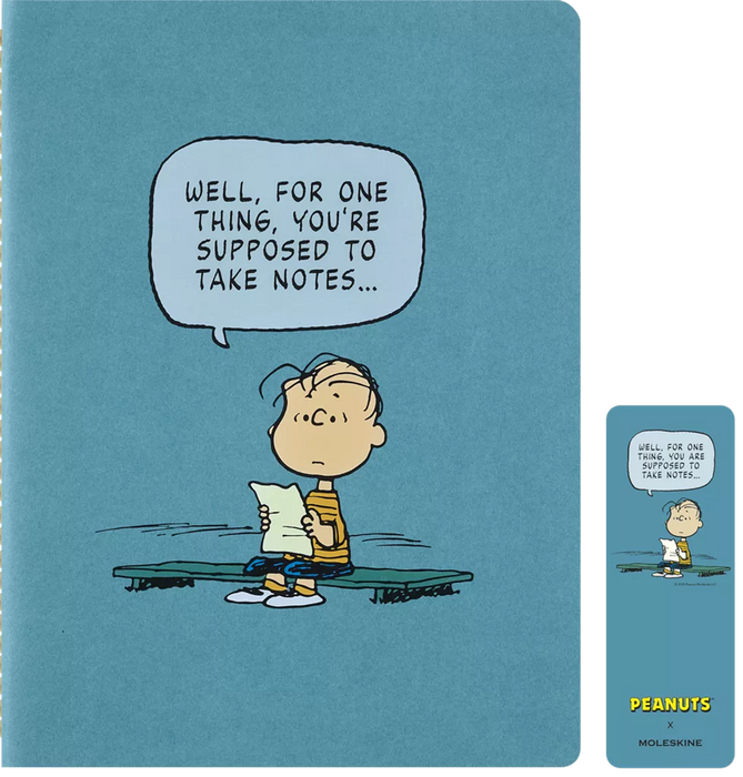 Peanuts XL Single Cahier Notebook - LinusLinus (Ltd Edt.)
