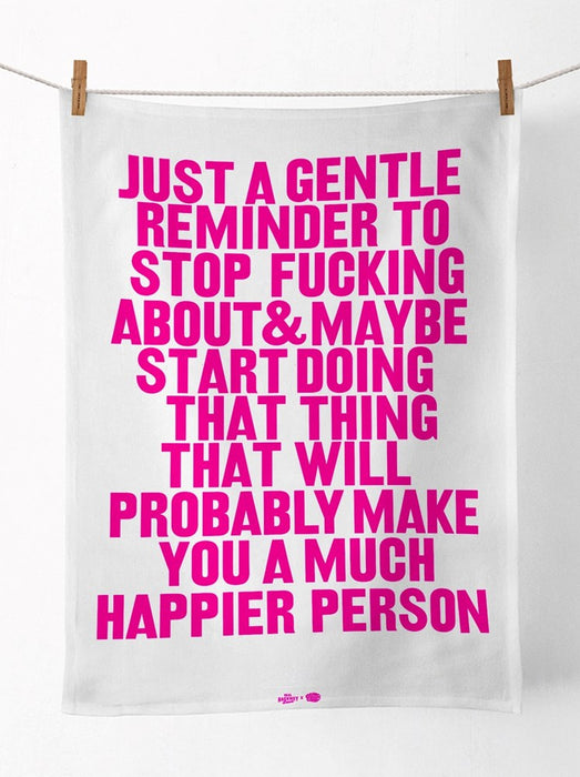 Real Hackney Dave Tea Towel