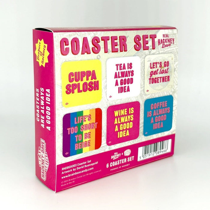 Real Hackney Dave Coaster Set