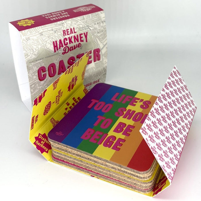 Real Hackney Dave Coaster Set
