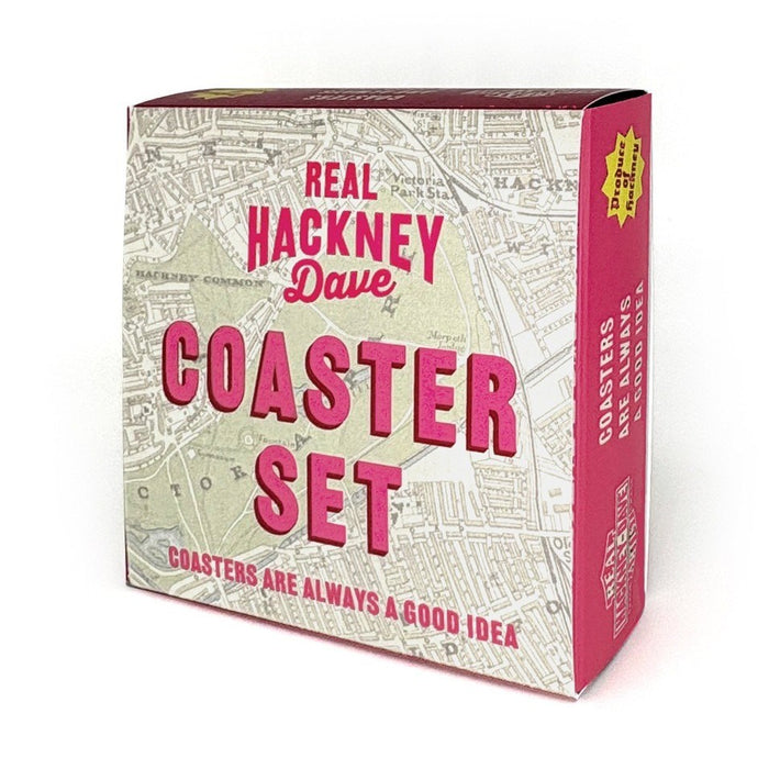 Real Hackney Dave Coaster Set