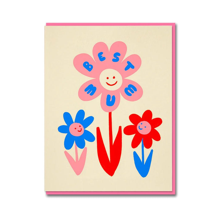 Best Mum Flower Card