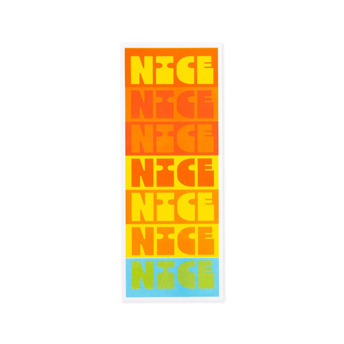 AW Riso Print – Nice Nice Nice