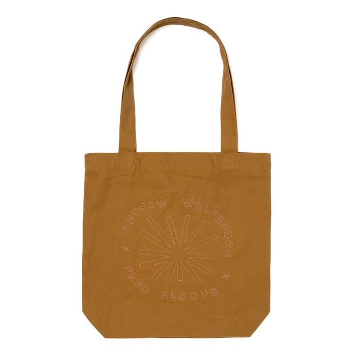 AW Tote Bag – Pink Flower Embroidery