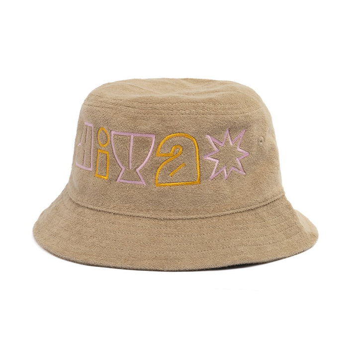 AW Terry Bucket Hat – Beige