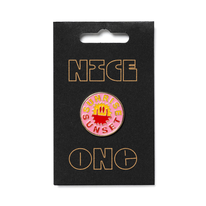 AW Pin Badge – Sunrise Sunset Col 1