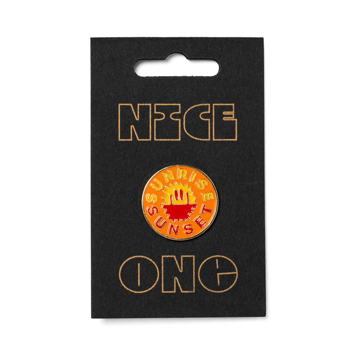 AW Pin Badge – Sunrise Sunset Col 2