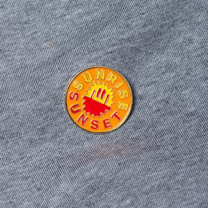 AW Pin Badge – Sunrise Sunset Col 2