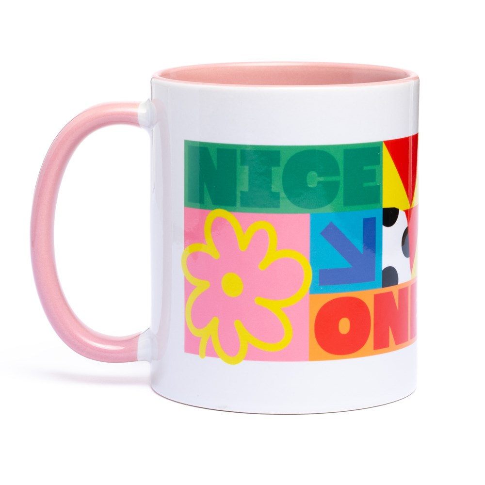 AW Mug – Nice One Coloured Handle 11oz