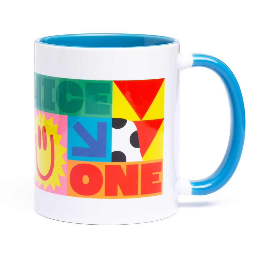 AW Mug – Nice One Coloured Handle 11oz