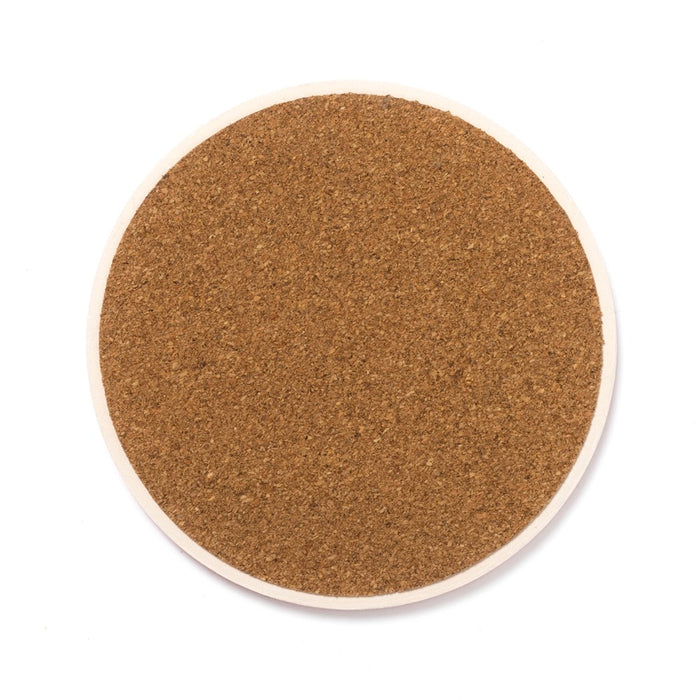 AW Ceramic Coaster – Happy Sun Round