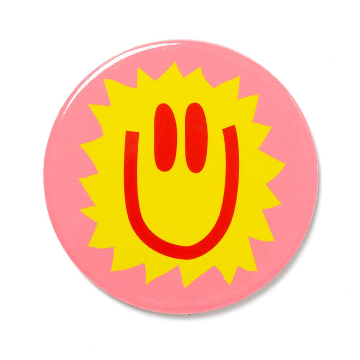 AW Ceramic Coaster – Happy Sun Round