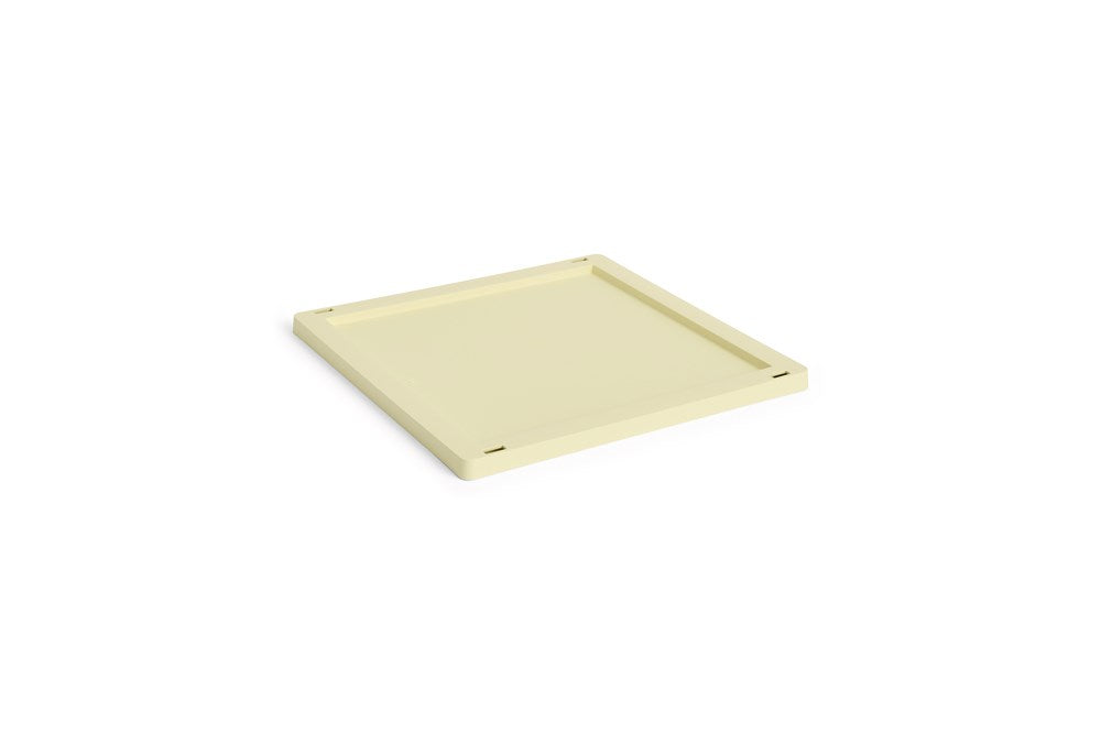 Colour Crate Lid Plastic Medium Square / Cube