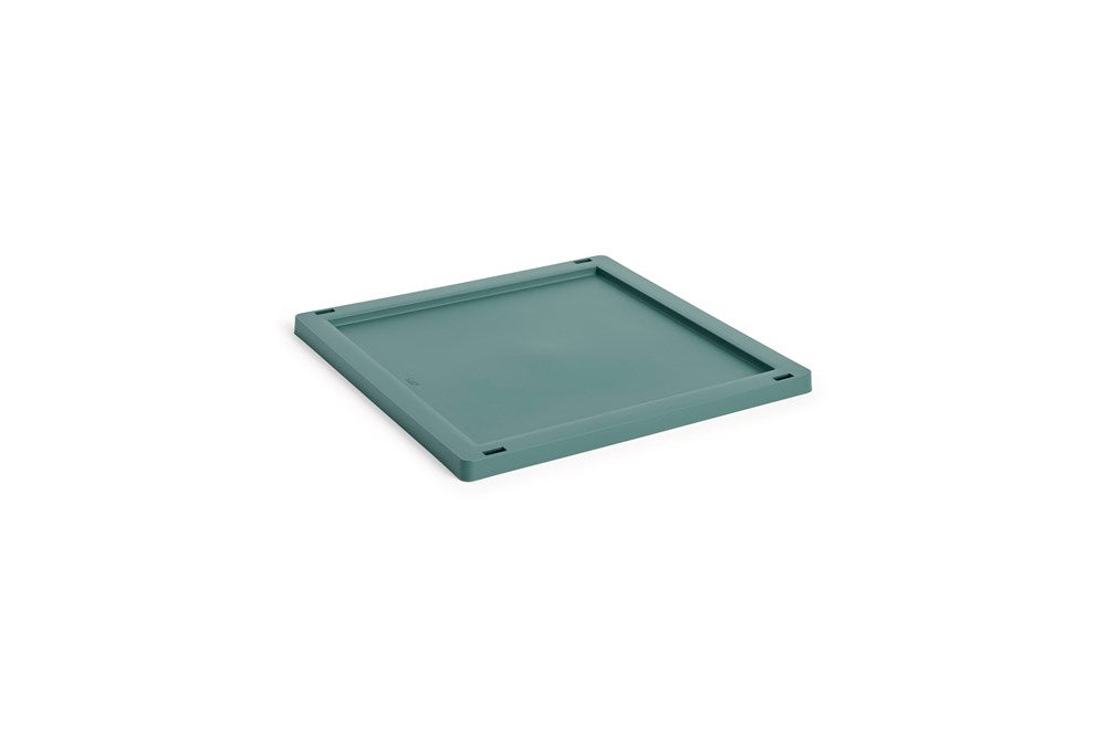 Colour Crate Lid Plastic Medium Square / Cube