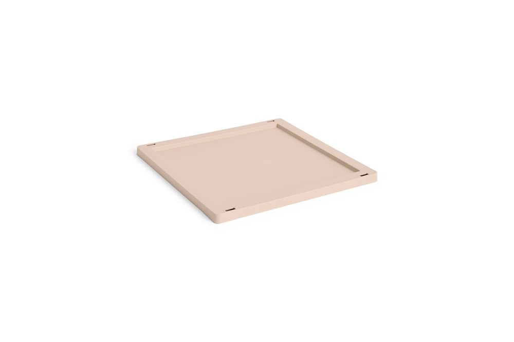 Colour Crate Lid Plastic Medium Square / Cube