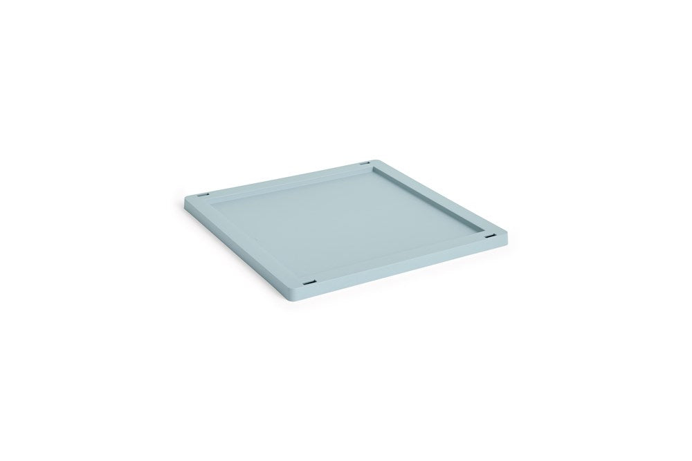 Colour Crate Lid Plastic Medium Square / Cube