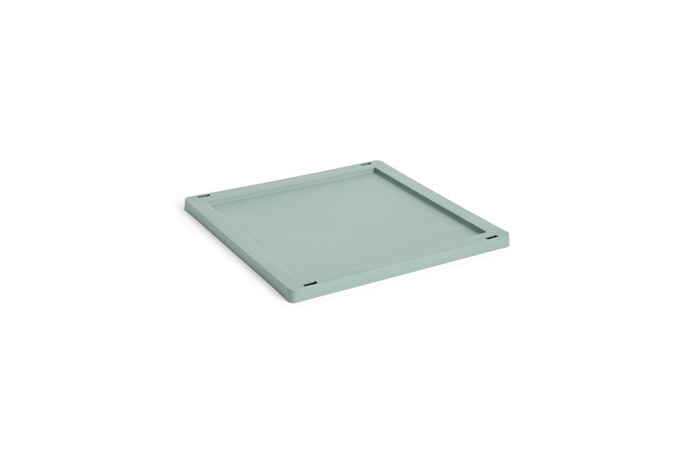 Colour Crate Lid Plastic Medium Square / Cube