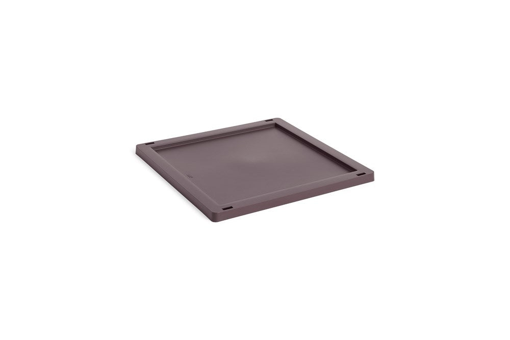 Colour Crate Lid Plastic Medium Square / Cube