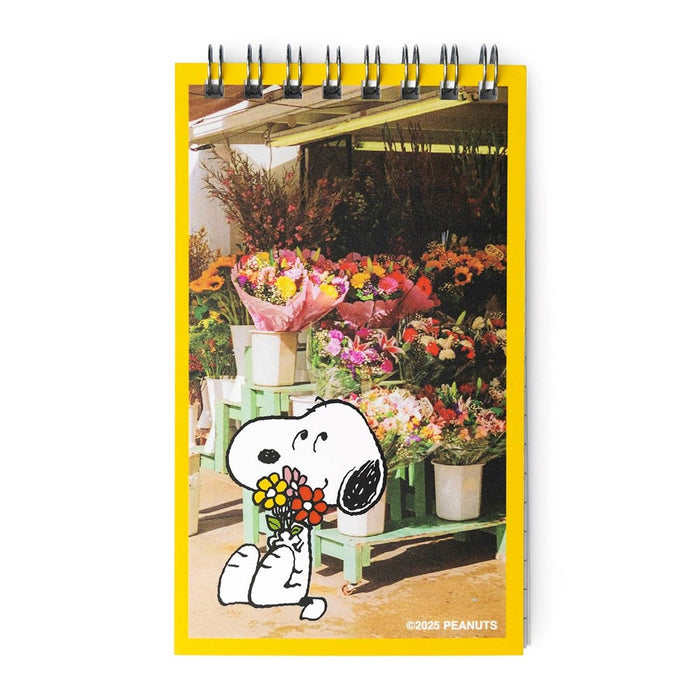 Snoopy Flower Bouquet Mini Memo Pad