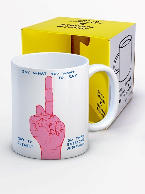 David Shrigley Say What You Want Mug