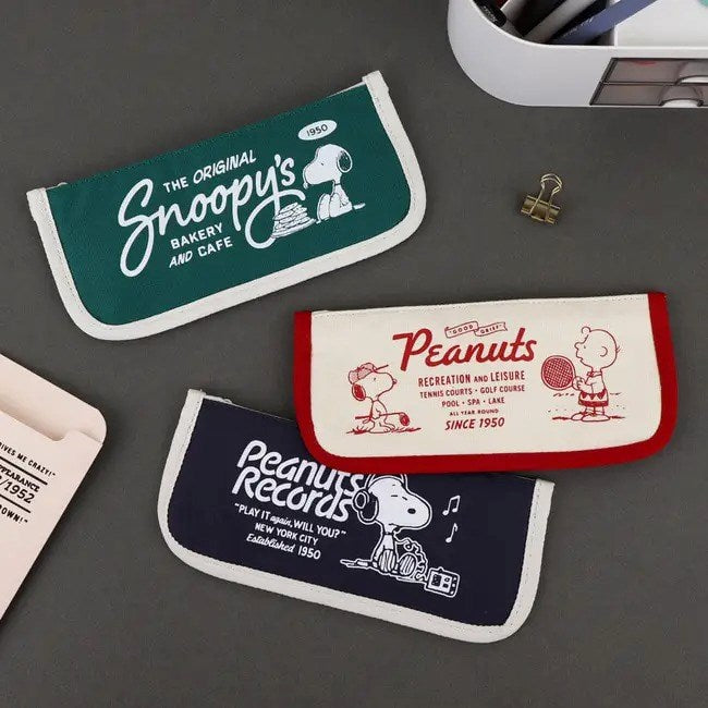 Peanuts Snoopy 75th Anniversary Slim Pen Pouch