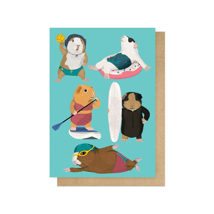Guinea Pig Watersport Card