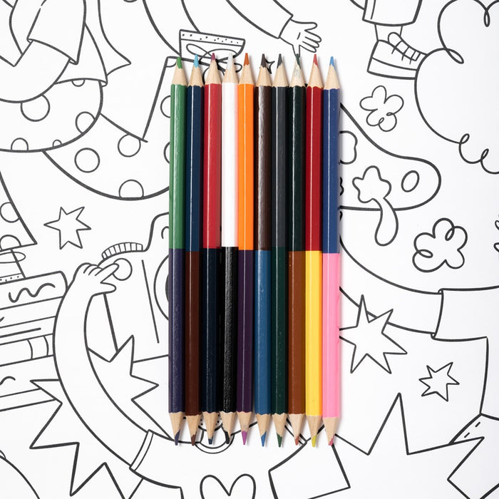 A1 Colouring Sheet and Pencils - Hattie Clark